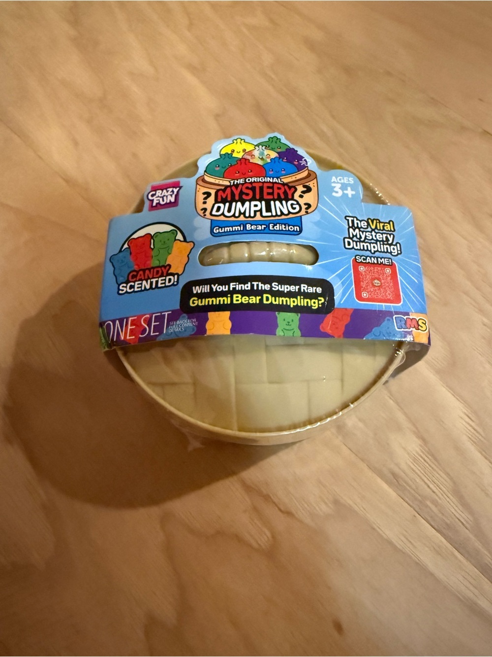 Crazy Fun Mystery Dumpling Gummi Bear Edition - White Candy Scented Toy new